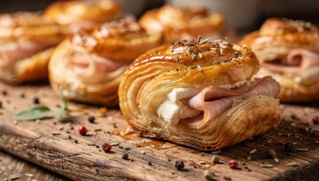 Roulés au fromage de brebis et jambon : recette savoureuse et gourmande