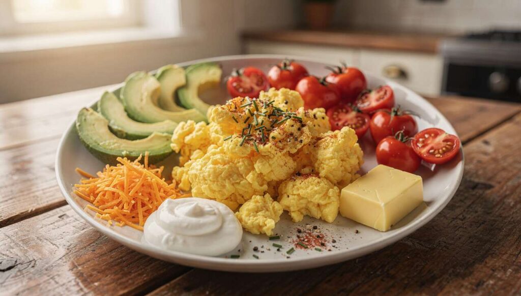 Œufs brouillés façon California : la recette séduisante