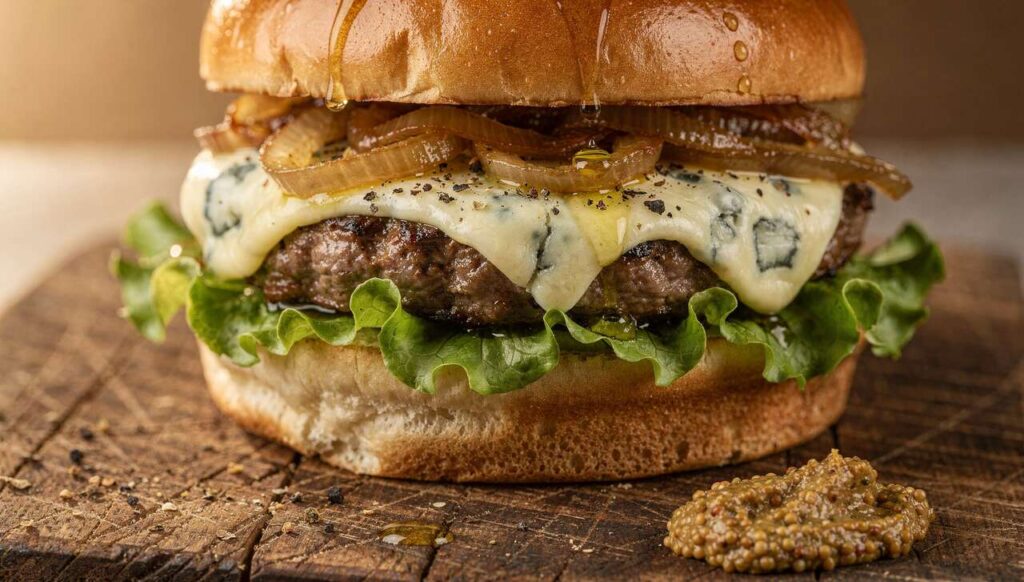 Recette Cheeseburger au Bresse Bleu : un Délice Fromager