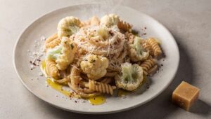 Pâtes complètes légères au chou-fleur : recette minceur