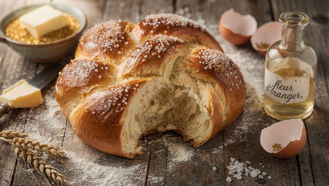 Brioche vendéenne légère à la fleur d'oranger : recette facile et savoureuse