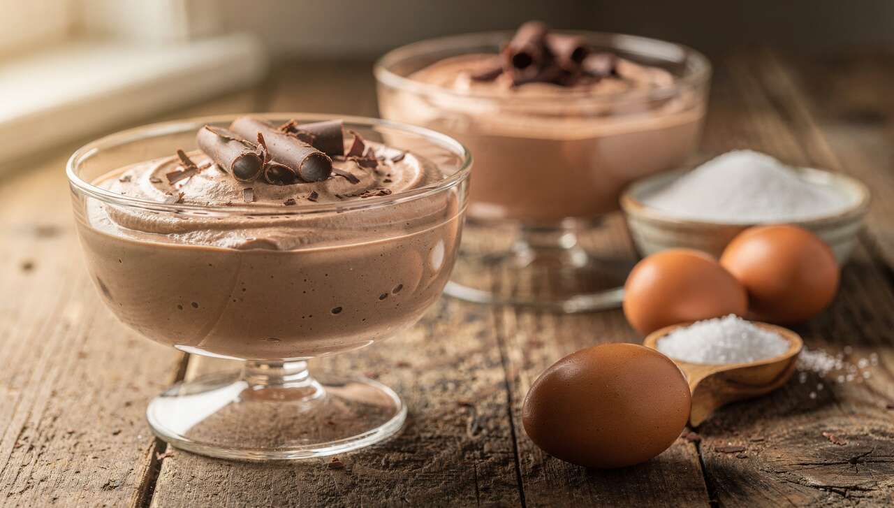 Recette facile et économique de mousse au chocolat légère