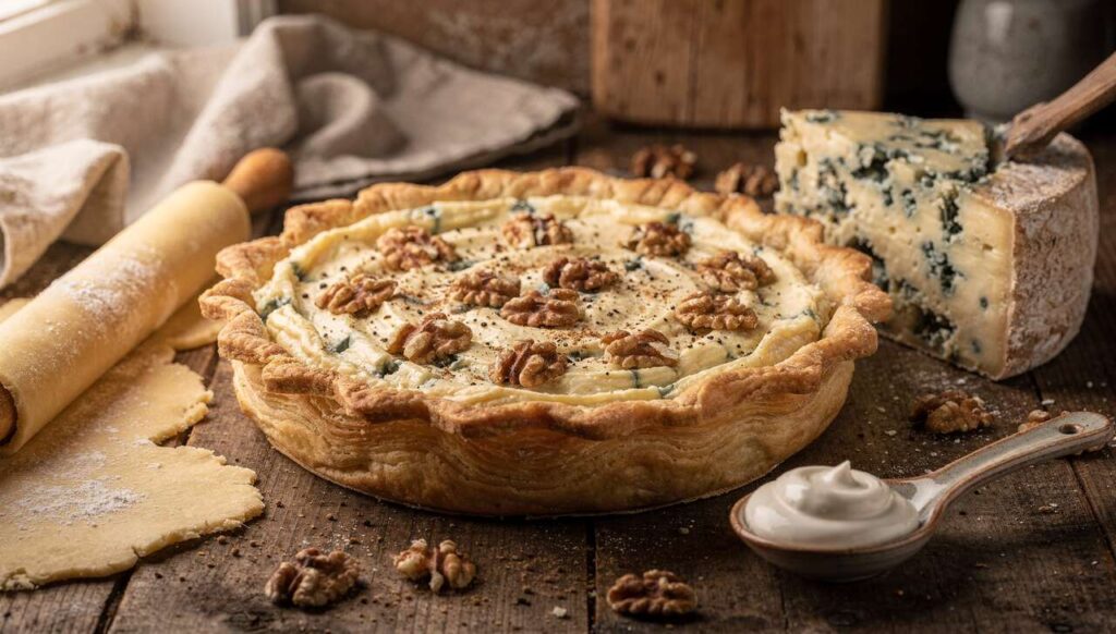 Recette de tarte au bleu : un délice fromager