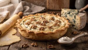 Recette de tarte au bleu : un délice fromager
