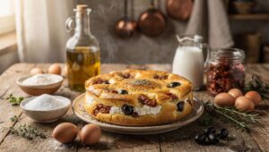 Cake provençal au fromage de chèvre frais : la recette savoureuse