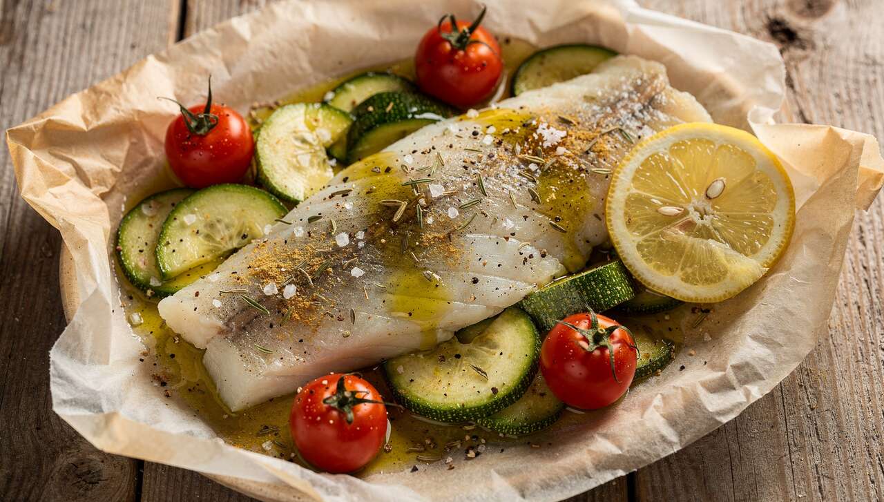 Recette légère : papillote de cabillaud savoureuse
