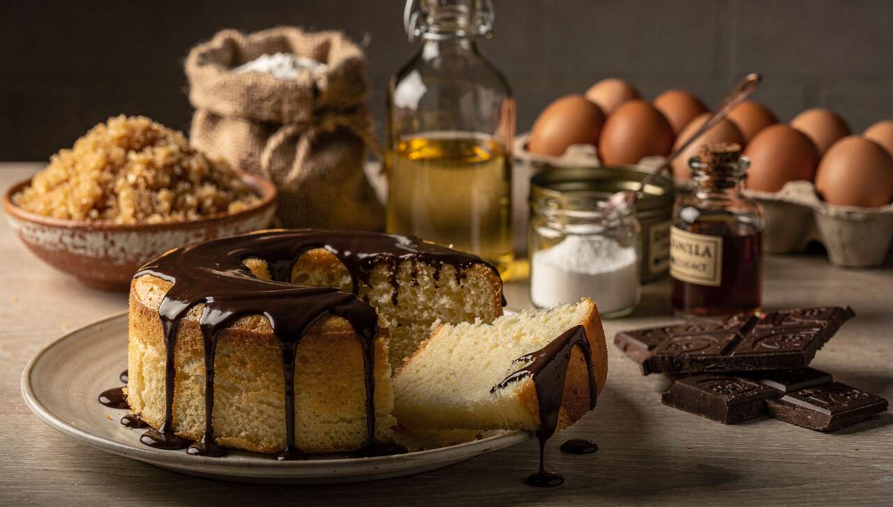 Gâteau au yaourt léger nappé de chocolat noir : recette gourmande pour le soir