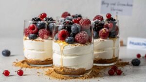 Recette de Verrines aux Fruits des Bois et Fromage Frais