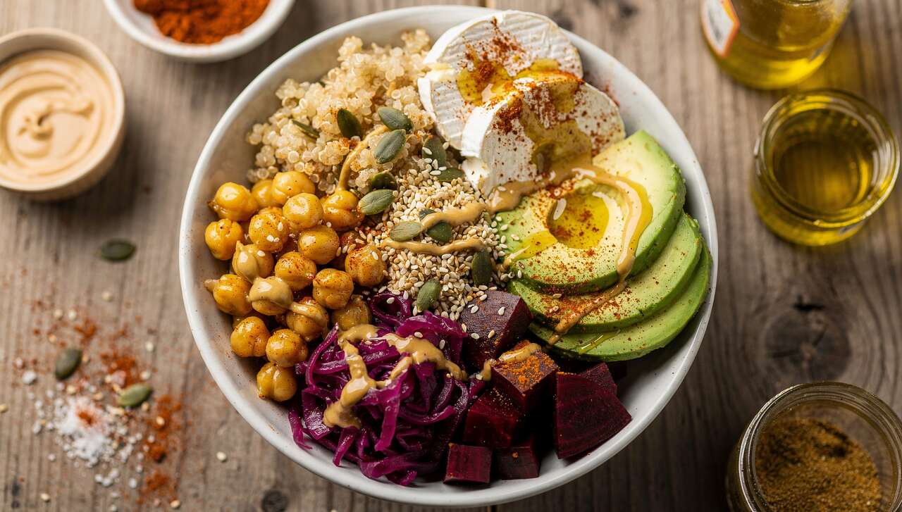 Recette de Buddha Bowl au Fromage de Chèvre