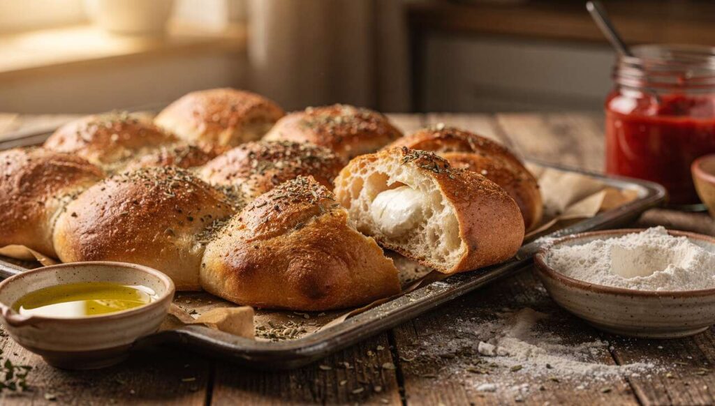 Pizza buns au chèvre : une recette gourmande à découvrir