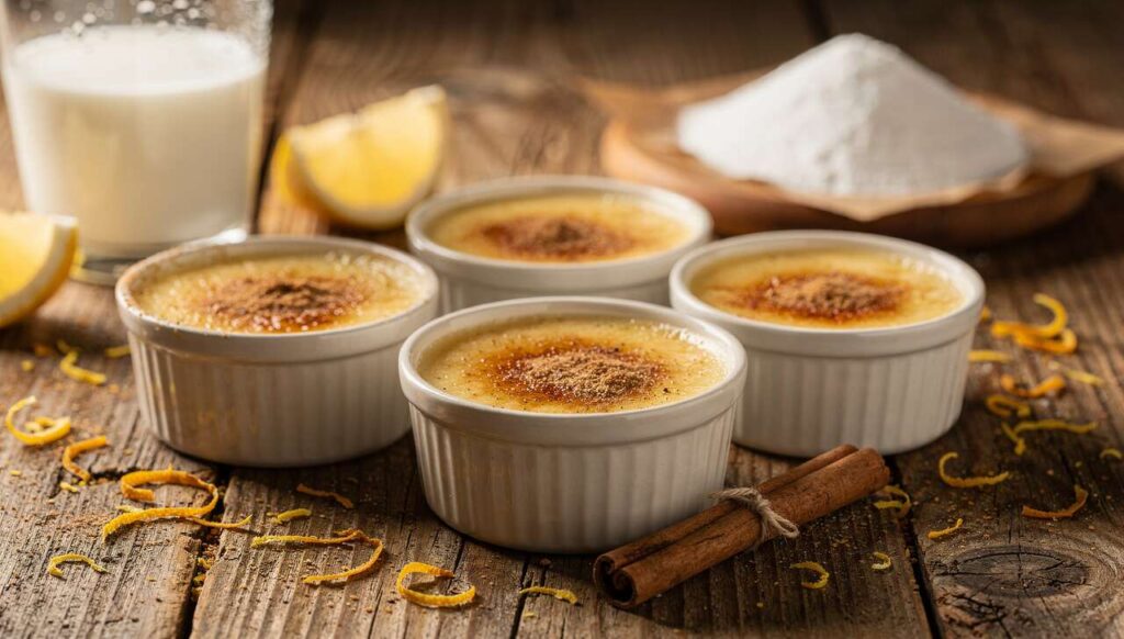 Crème catalane légère : recette facile et savoureuse