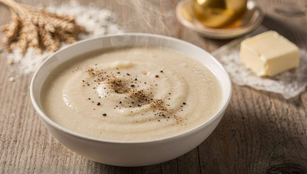 Soupe à la farine légère : recette suisse facile