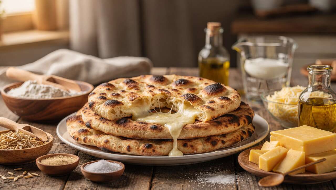 Naan au fromage au Thermomix : recette facile et rapide