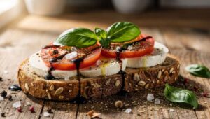 Sandwich léger tomate mozzarella : recette minceur