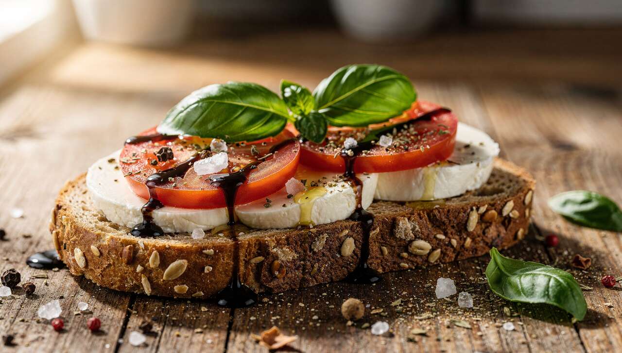 Sandwich léger tomate mozzarella : recette minceur