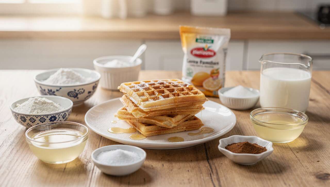 Gaufres légères sans gluten : recette facile