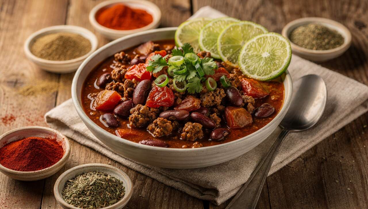 Chili con carne rapide et léger : recette facile à réchauffer