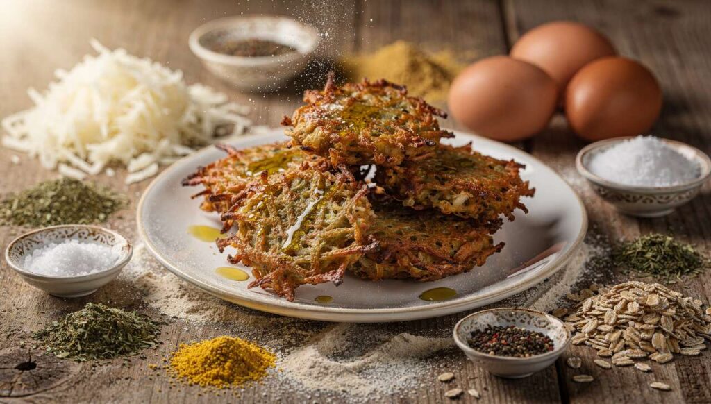 Galettes de céleri légères : recette minceur