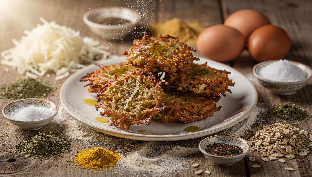 Galettes de céleri légères : recette minceur