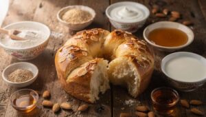 Brioche légère au yaourt et amandes : une recette gourmande à moins de 200 calories