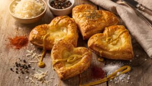 Cœurs feuilletés au fromage : la recette facile et gourmande