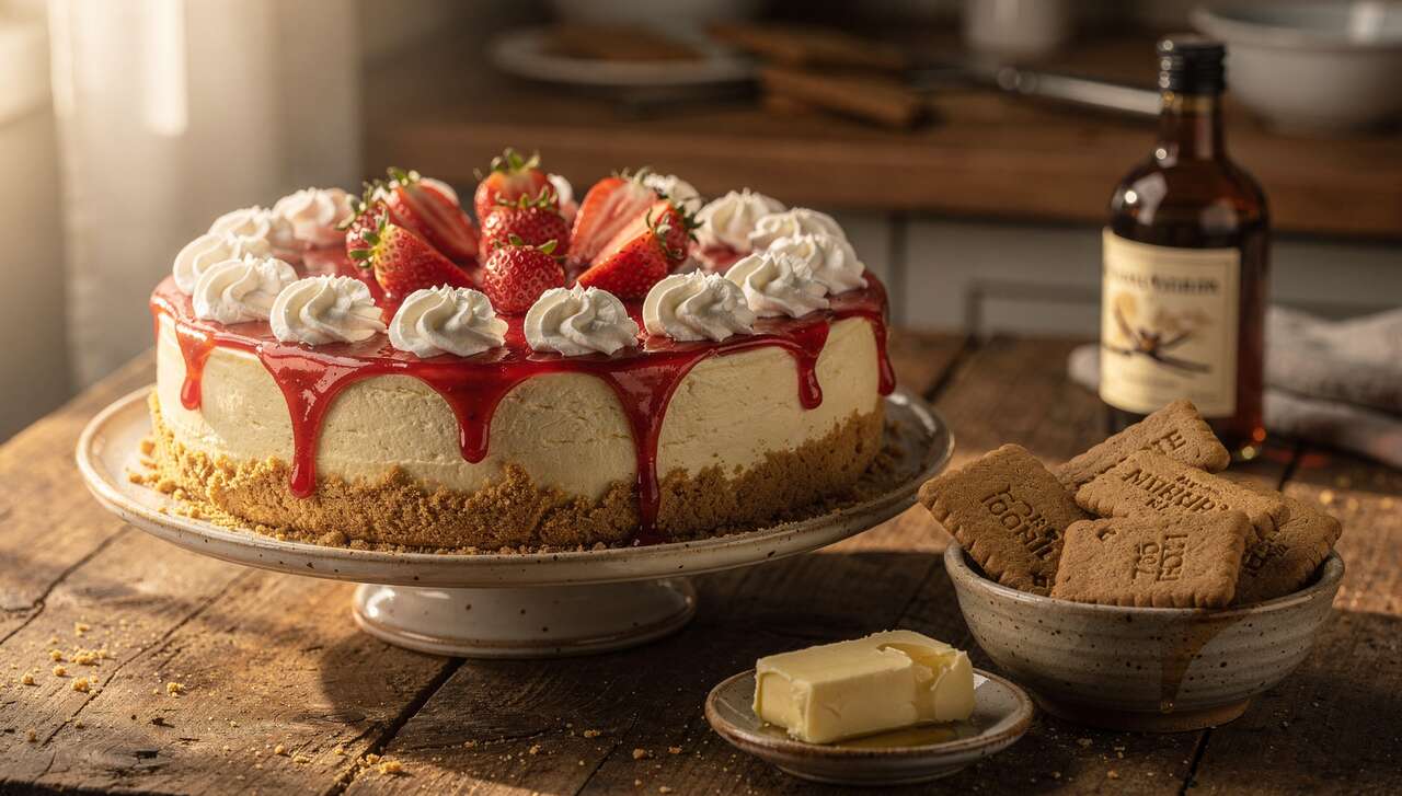 Recette Cheesecake à la Fraise et Fromage Frais