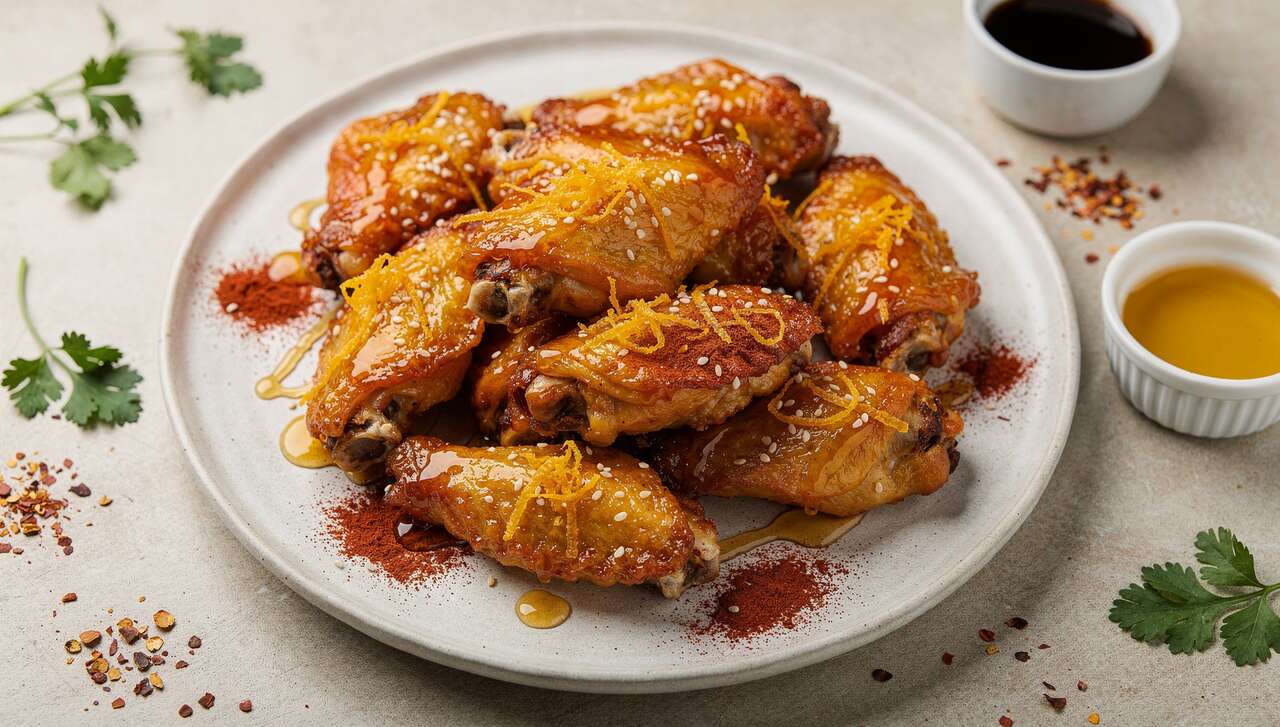 Ailes de Poulet Légeres à l'Orange : recette Gourmande et Facile