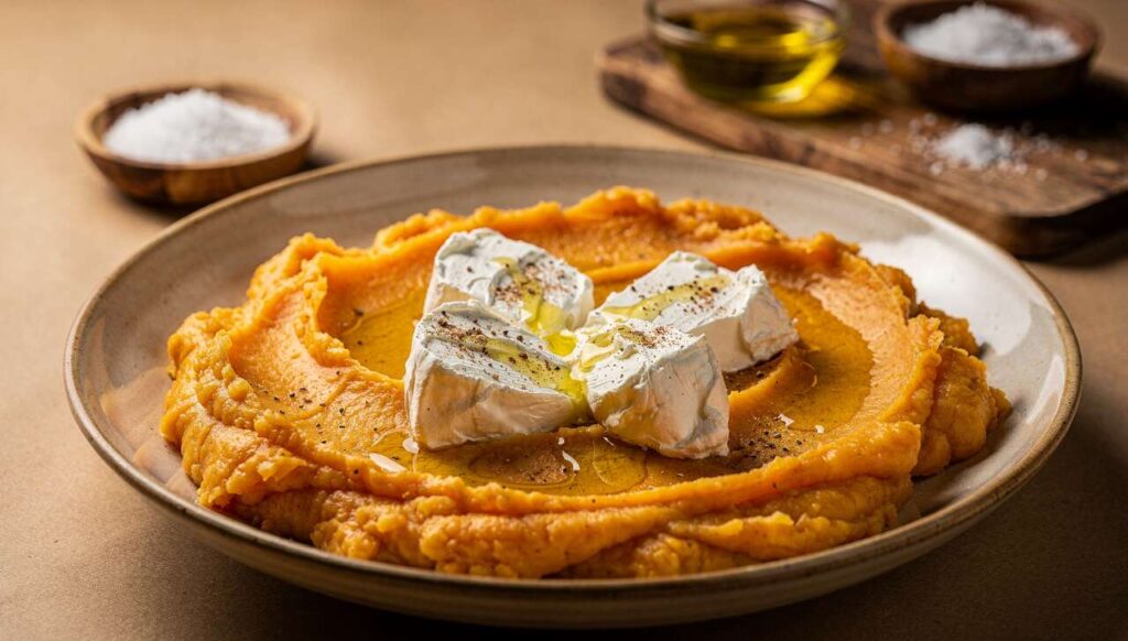 Purée de patates douces au fromage frais : recette savoureuse