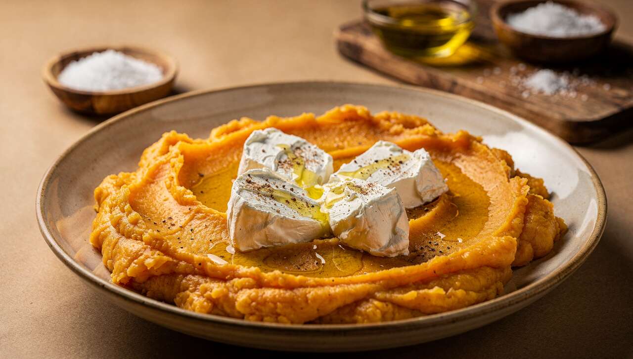 Purée de patates douces au fromage frais : recette savoureuse