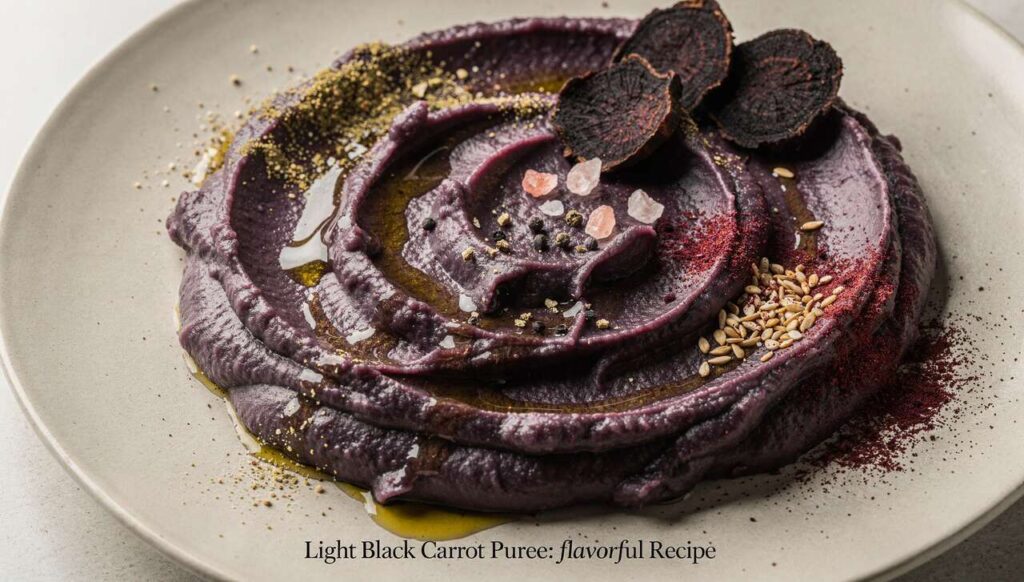 Purée Légère de Carottes Noires : recette Savoureuse