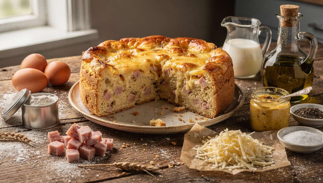 Cake jambon fromage au Thermomix : recette facile