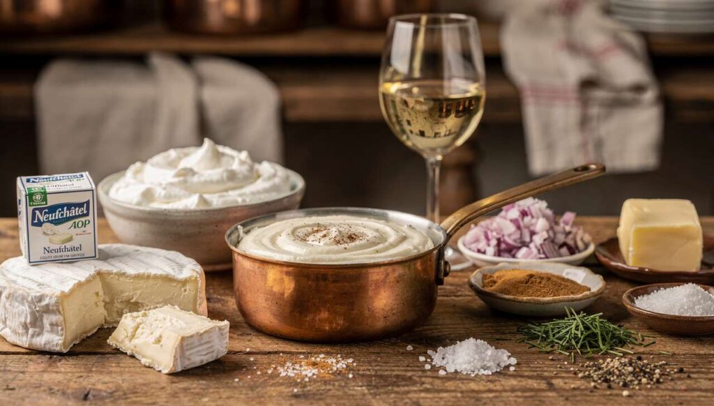 Recette normande : sauce onctueuse au Neufchâtel