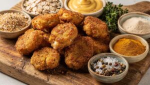 Nuggets de poulet légers au four : recette simple et saine