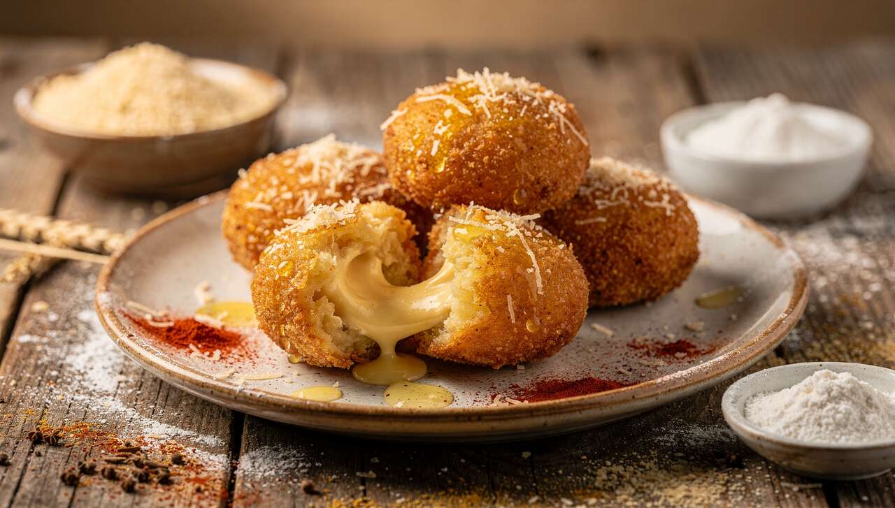 Croquettes de Gruyère Léger sans Friteuse