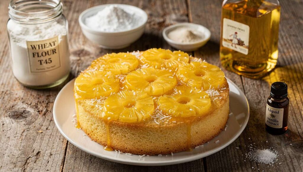 Gâteau léger à l'ananas : recette gourmande et facile