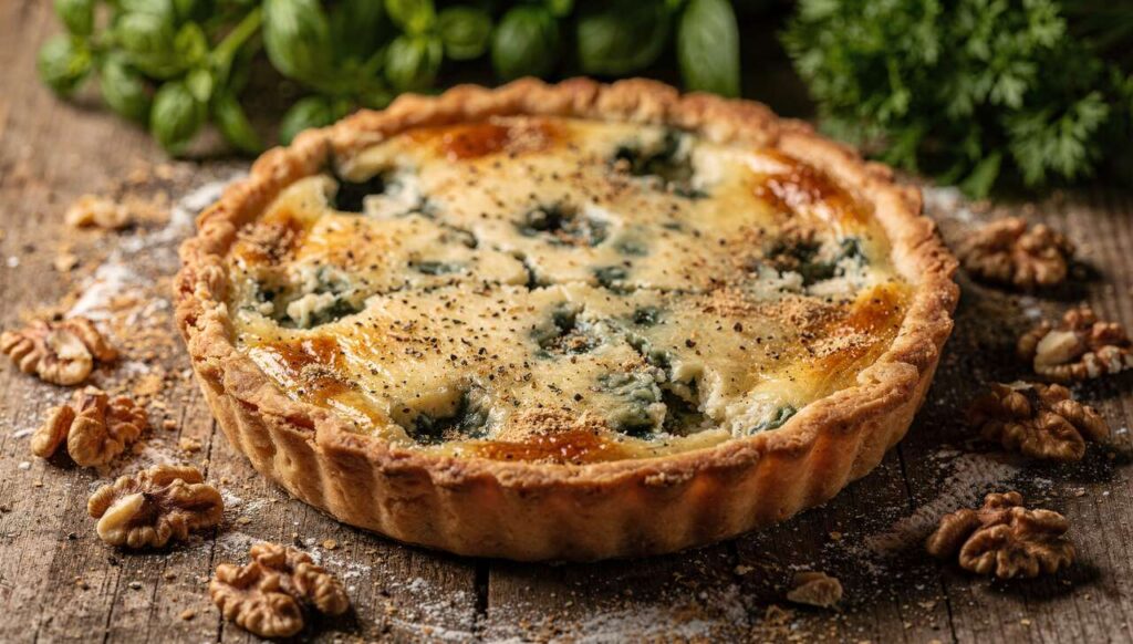 Tarte au Roquefort : recette gourmande et facile