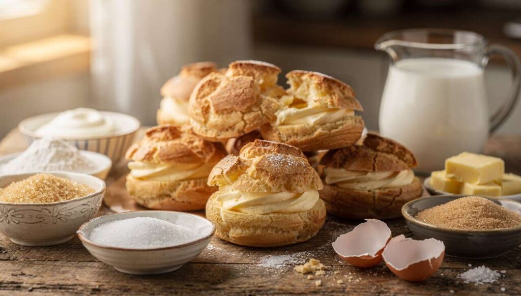 Chou à la crème légère : recette gourmande et facile à réaliser