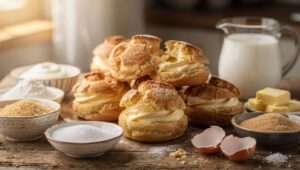 Chou à la crème légère : recette gourmande et facile à réaliser