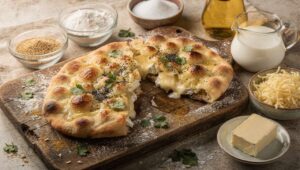 Recette Cheese Naan : délicieux Pain au Fromage Maison