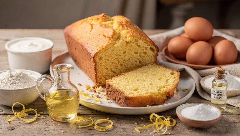 Gâteau au yaourt au citron léger : recette facile et rapide