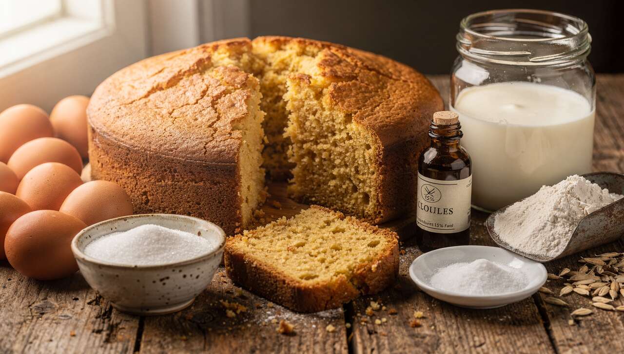 Quatre-quarts sans beurre : recette à la crème légère