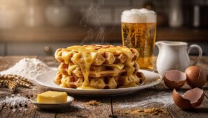 Recette : gaufres au Maroilles