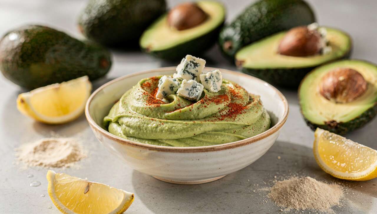 Recette de mousse d'avocat au fromage bleu