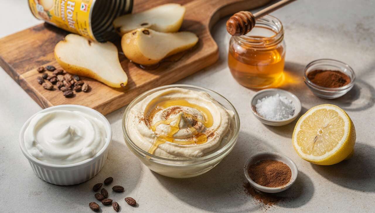 Recette légère de tartinade poire et fève tonka