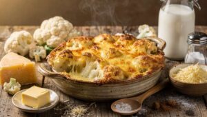 Recette de Gratins de Chou-Fleur au Parmesan
