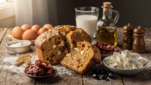 Recette de cake aux tomates séchées et feta
