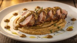 Filet mignon de porc léger à la moutarde : recette savoureuse et facile
