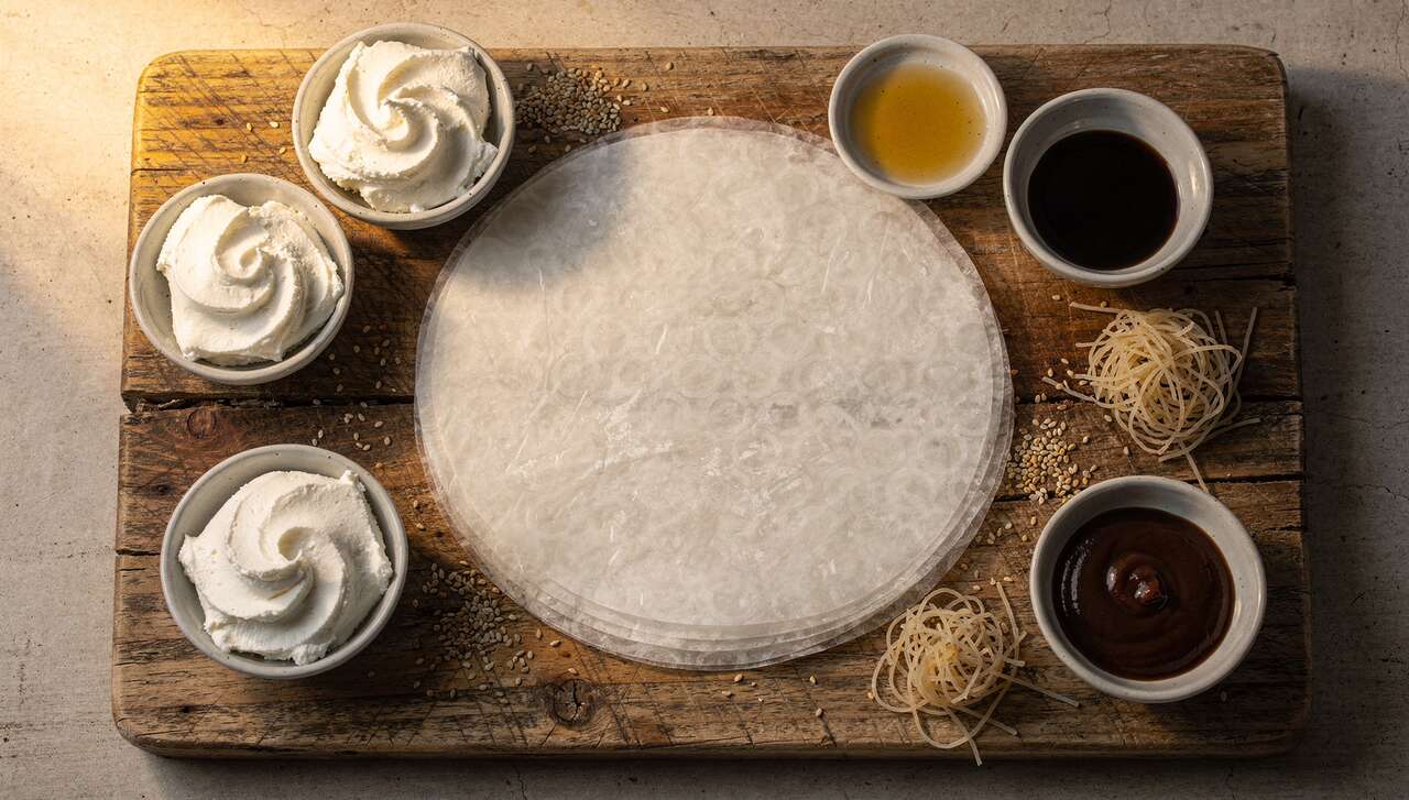 Rouleaux de printemps au fromage frais : recette simple et savoureuse