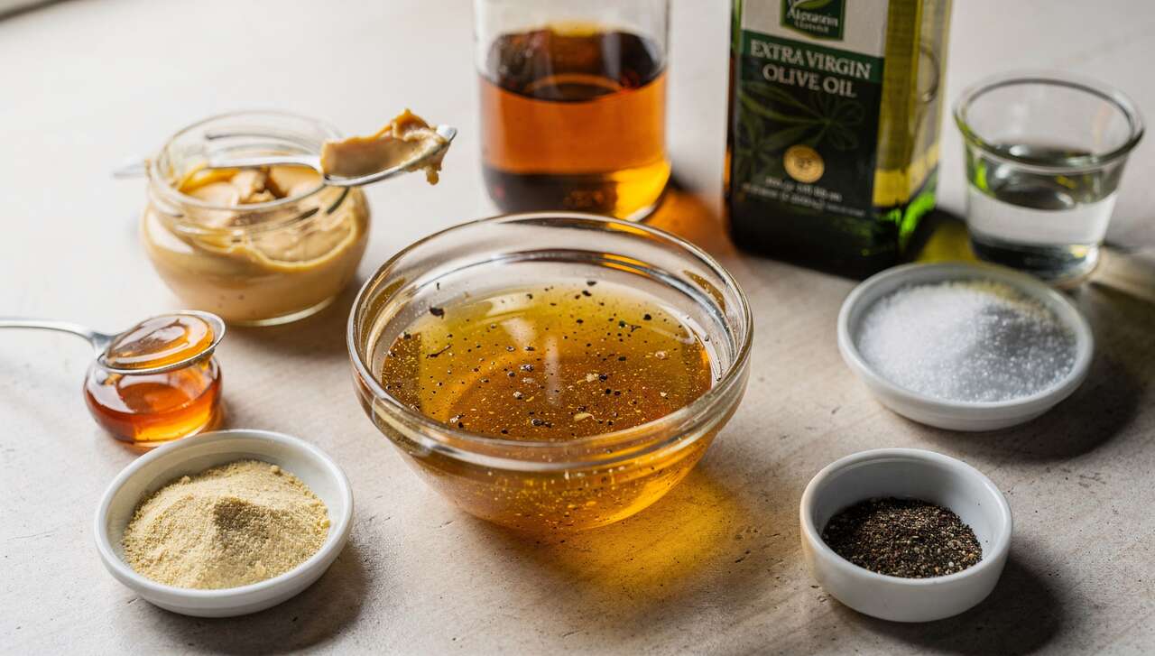 Recette de vinaigrette légère à la moutarde