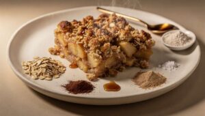 Crumble léger aux pommes et cacao : la recette gourmande